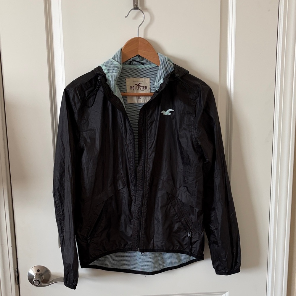 Hollister Black Hooded Jacket